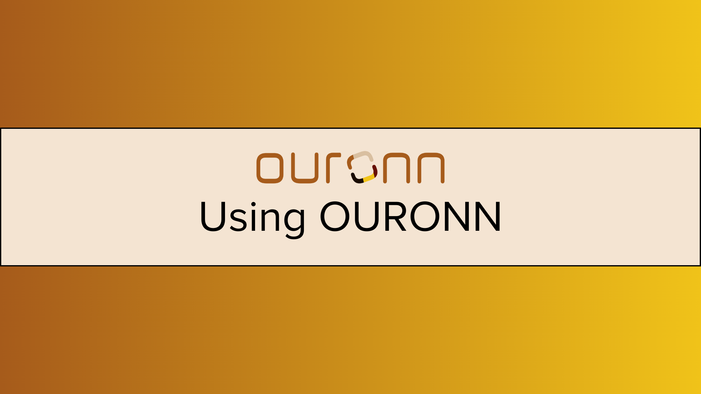 "Using OURONN" Cover Image